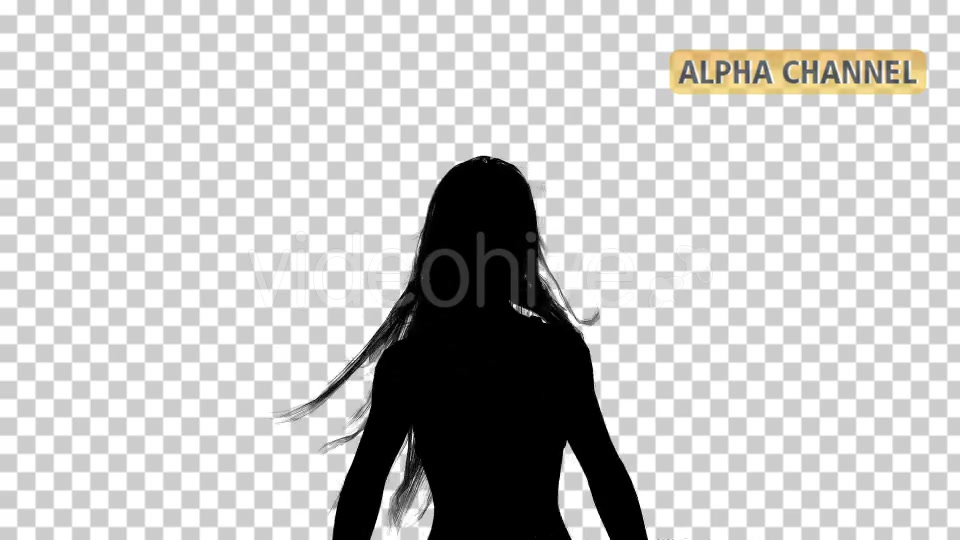 Sexy Woman Silhouette Dancing with Close Up Transparency 5 Videohive 19900751 Motion Graphics Image 4