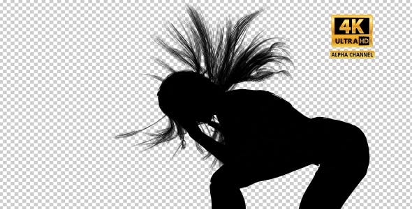 Sexy Woman Silhouette Dancing with Close Up Transparency 5 - Videohive 19900751 Download