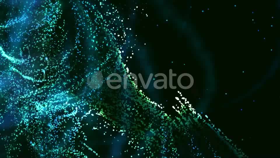 Shimmering Emerald Background with Particles Videohive 21688392 Motion Graphics Image 1