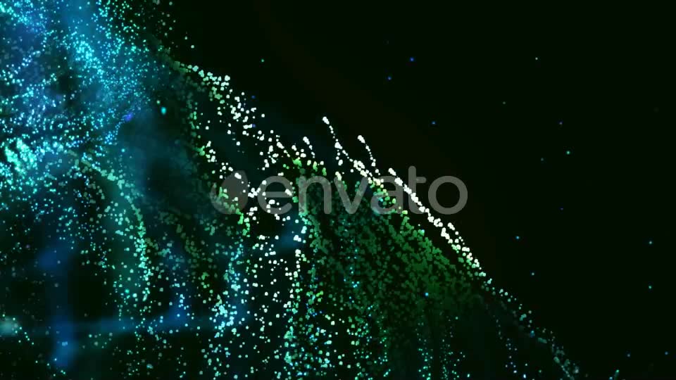 Shimmering Emerald Background with Particles Videohive 21688392 Motion Graphics Image 2