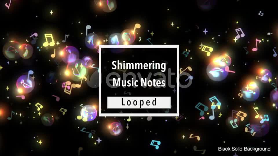 Shimmering Music Notes Videohive 23918556 Motion Graphics Image 1