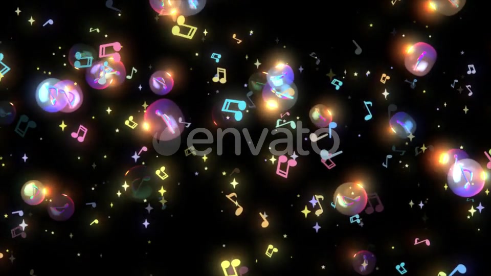 Shimmering Music Notes Videohive 23918556 Motion Graphics Image 10