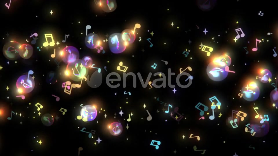 Shimmering Music Notes Videohive 23918556 Motion Graphics Image 7