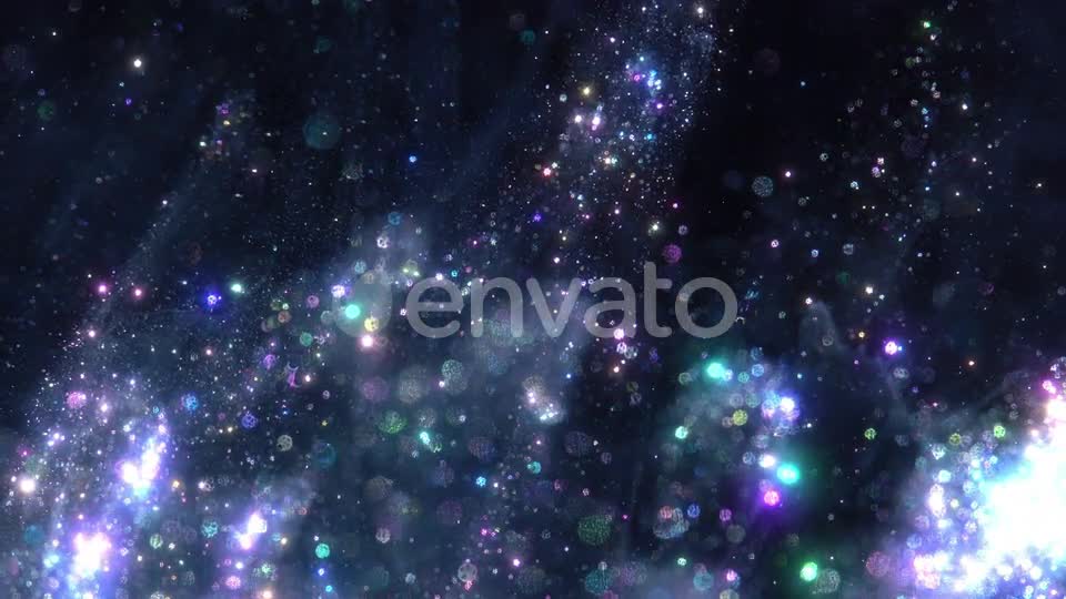 Shiny Abstract Background with Flowing Sparks and Glitter Videohive 24809311 Motion Graphics Image 1