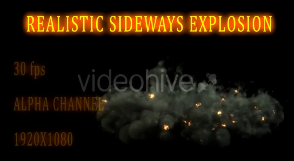 Sideways Explosion Videohive 15610888 Motion Graphics Image 1
