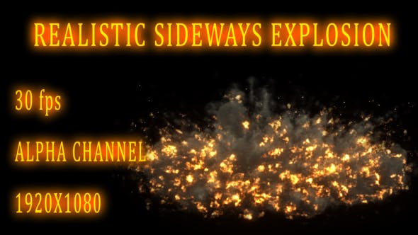 Sideways Explosion - 15610888 Download Videohive