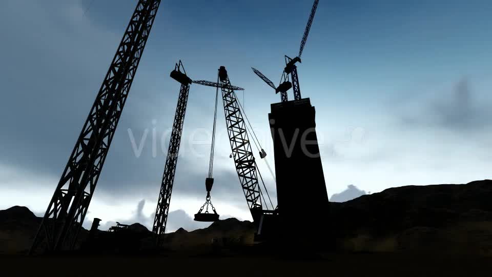 Silhouette Construction Videohive 19729750 Motion Graphics Image 1