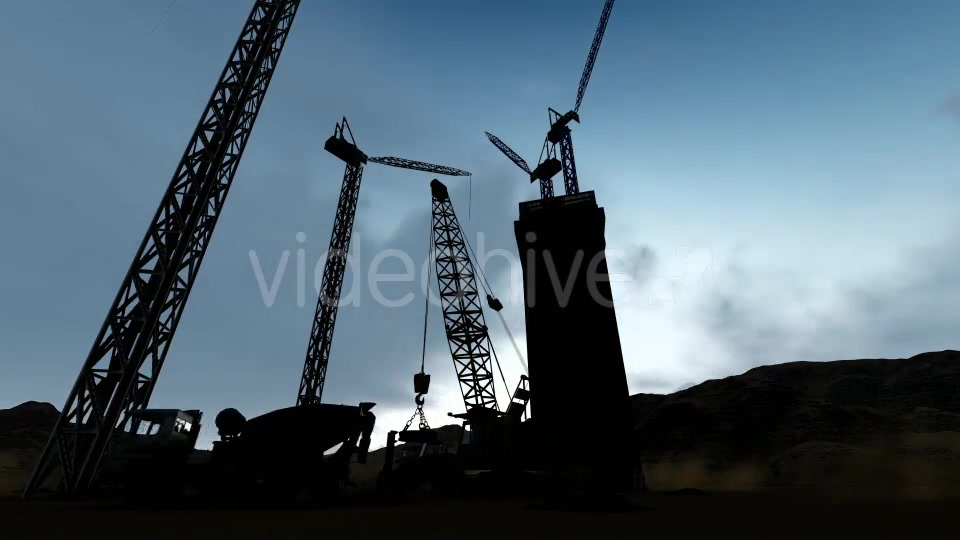 Silhouette Construction Videohive 19729750 Motion Graphics Image 6