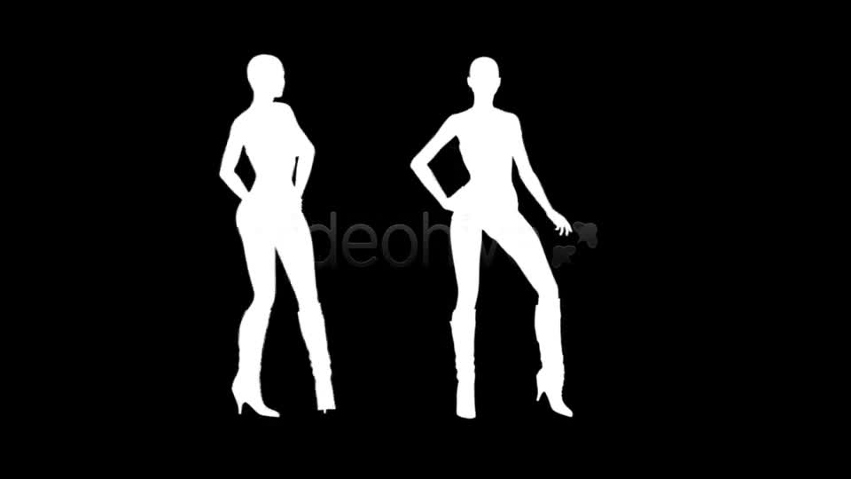 Silhouette Models Pack Of 3 Loops Videohive 3801228 Motion Graphics Image 1