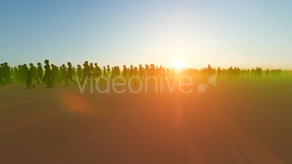 Silhouette People Walking Videohive 19788148 Motion Graphics Image 6