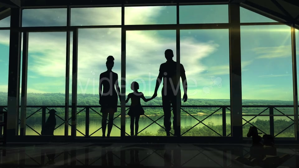 Silhouettes Of A Happy Family Videohive 20248334 Motion Graphics Image 8