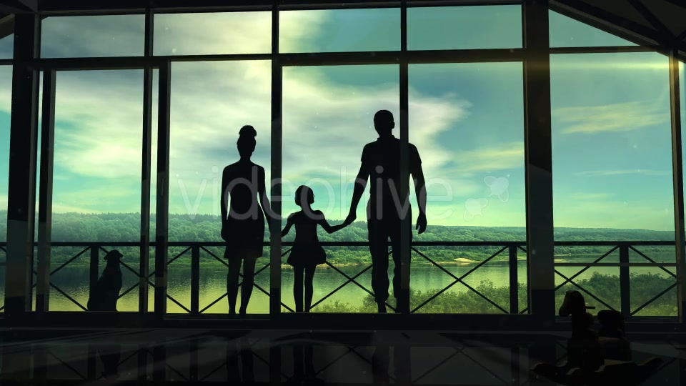 Silhouettes Of A Happy Family Videohive 20248334 Motion Graphics Image 9