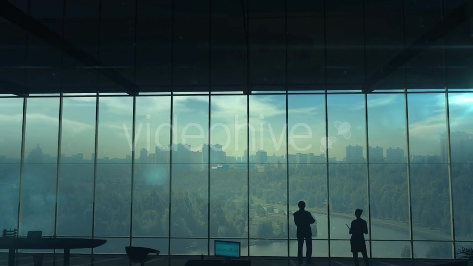 Silhouettes Of Office Employees On Different Floors Videohive 20546156 Motion Graphics Image 5