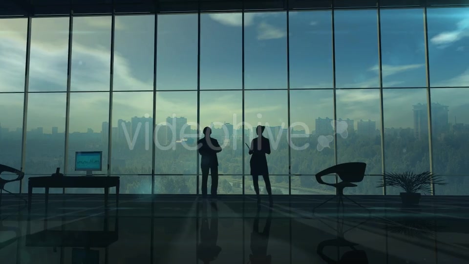 Silhouettes Of Office Employees On Different Floors Videohive 20546156 Motion Graphics Image 9