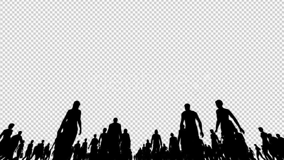Silhouettes of People Walking Videohive 20810064 Motion Graphics Image 10