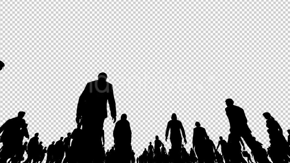 Silhouettes of People Walking Videohive 20810064 Motion Graphics Image 7