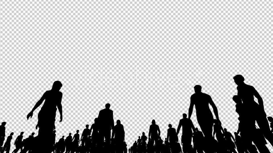 Silhouettes of People Walking Videohive 20810064 Motion Graphics Image 9