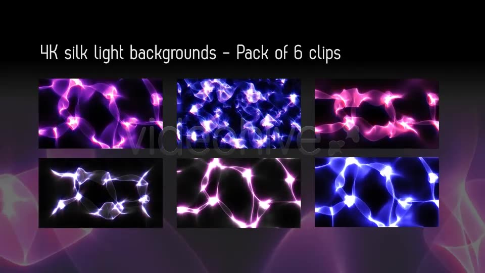 Silk Light Background Pack Of 6 Videos Videohive 7525388 Motion Graphics Image 2