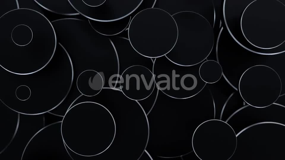 Silver Black Circles Videohive 22721294 Motion Graphics Image 1