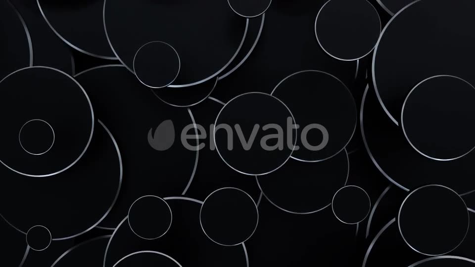 Silver Black Circles Videohive 22721294 Motion Graphics Image 2