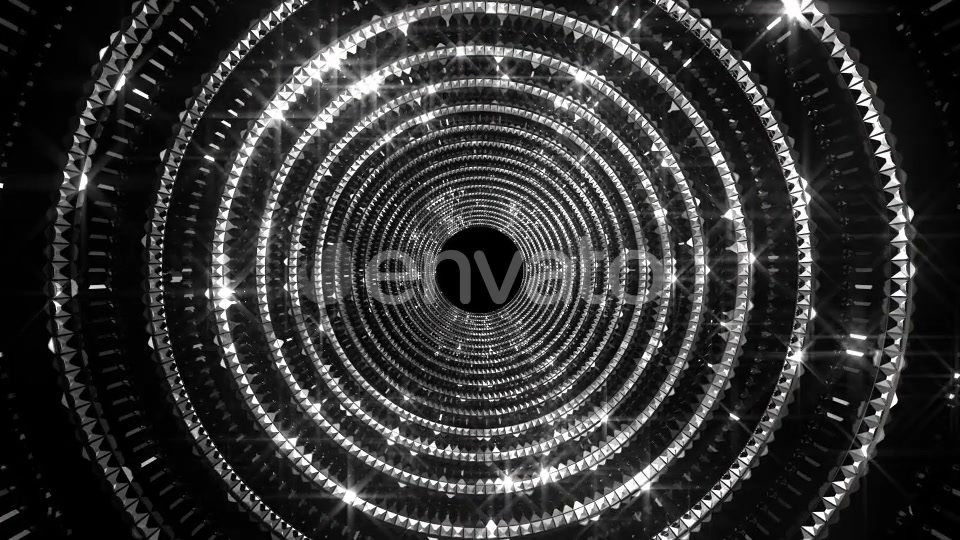 Silver Black Glittering Tunnel Videohive 22278723 Motion Graphics Image 4