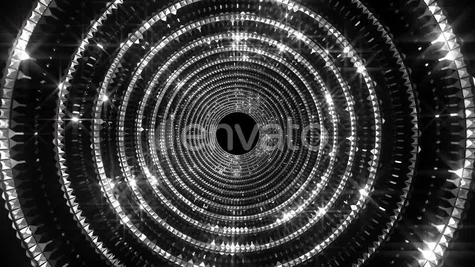 Silver Black Glittering Tunnel Videohive 22278723 Motion Graphics Image 8