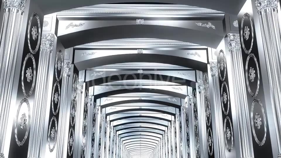 Silver Hallway Videohive 18409369 Motion Graphics Image 3