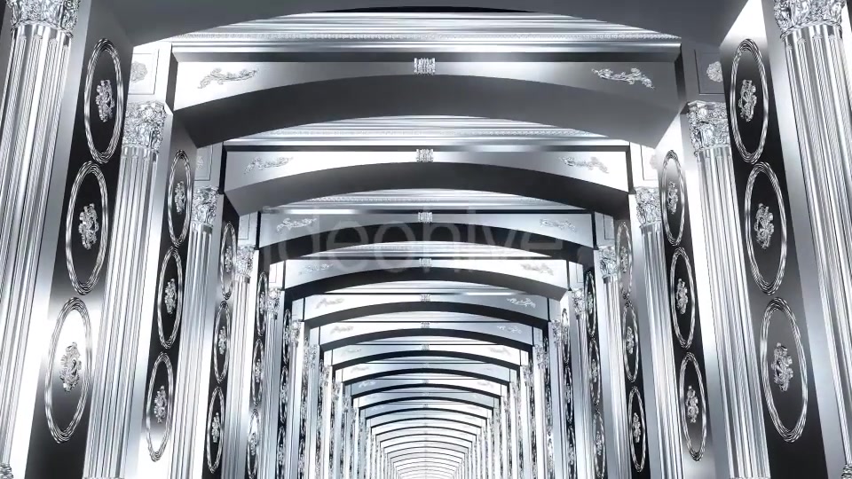 Silver Hallway Videohive 18409369 Motion Graphics Image 7