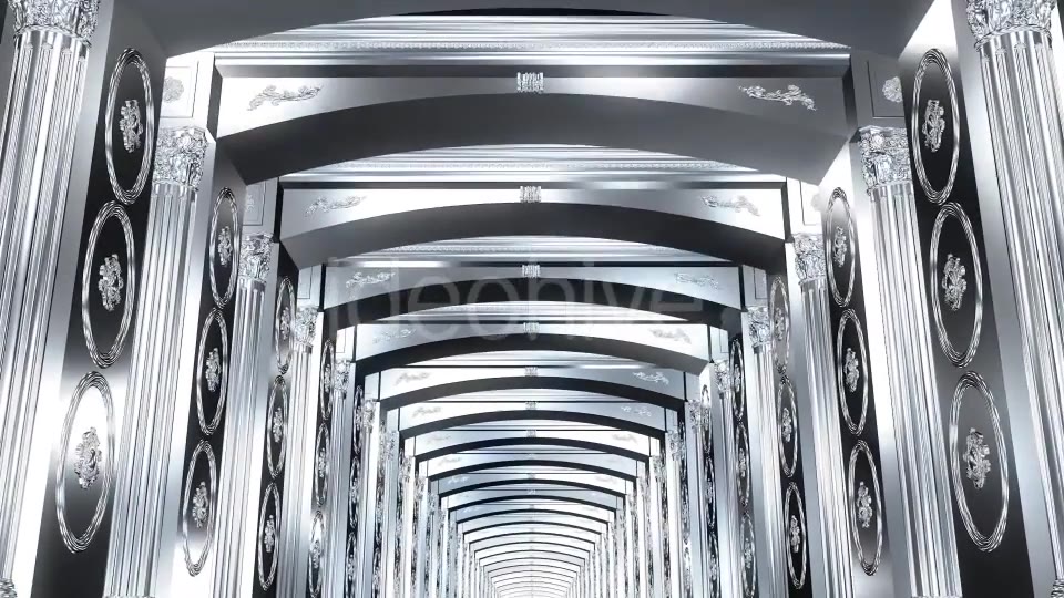 Silver Hallway Videohive 18409369 Motion Graphics Image 8
