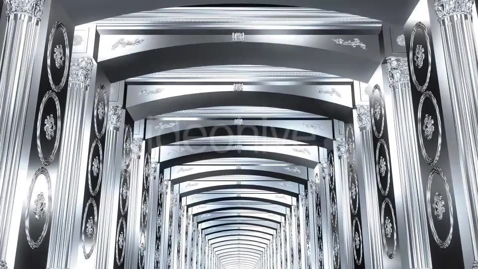 Silver Hallway Videohive 18409369 Motion Graphics Image 9