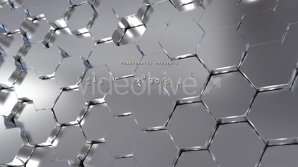 Silver Hexagons Surface 2 Videohive 20969626 Motion Graphics Image 1