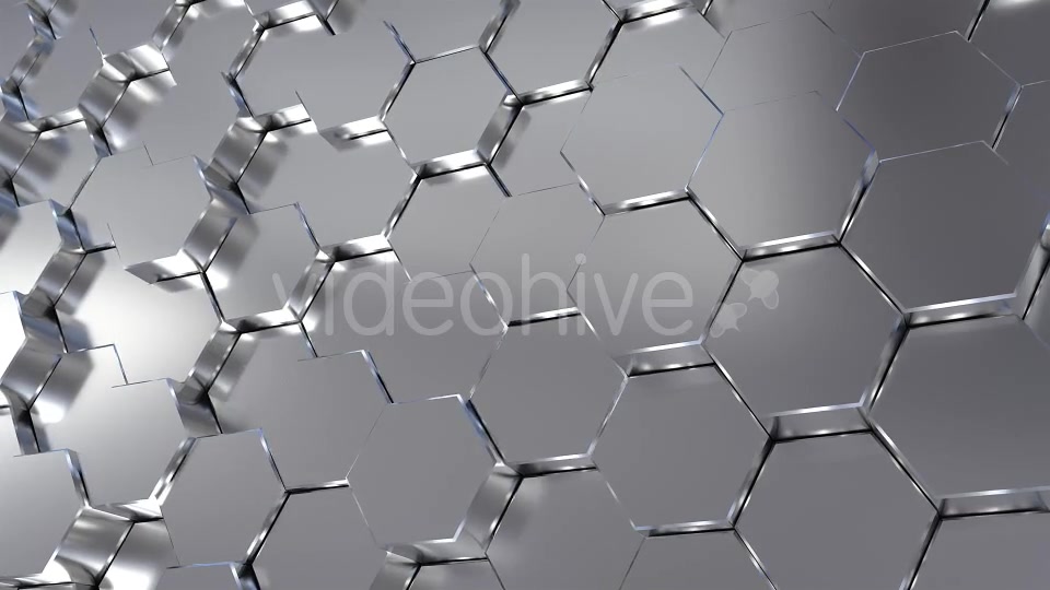 Silver Hexagons Surface 2 Videohive 20969626 Motion Graphics Image 10