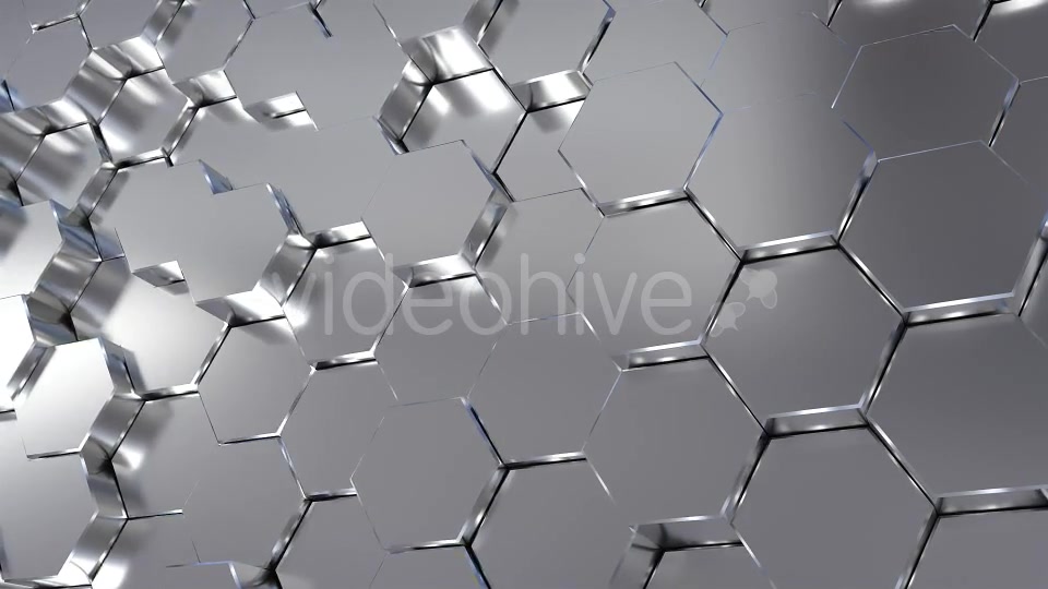 Silver Hexagons Surface 2 Videohive 20969626 Motion Graphics Image 11