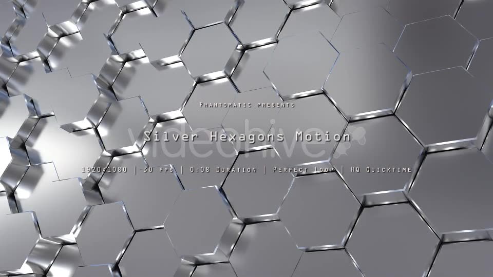 Silver Hexagons Surface 2 Videohive 20969626 Motion Graphics Image 2