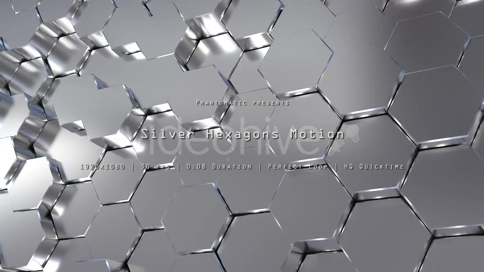 Silver Hexagons Surface 2 Videohive 20969626 Motion Graphics Image 3
