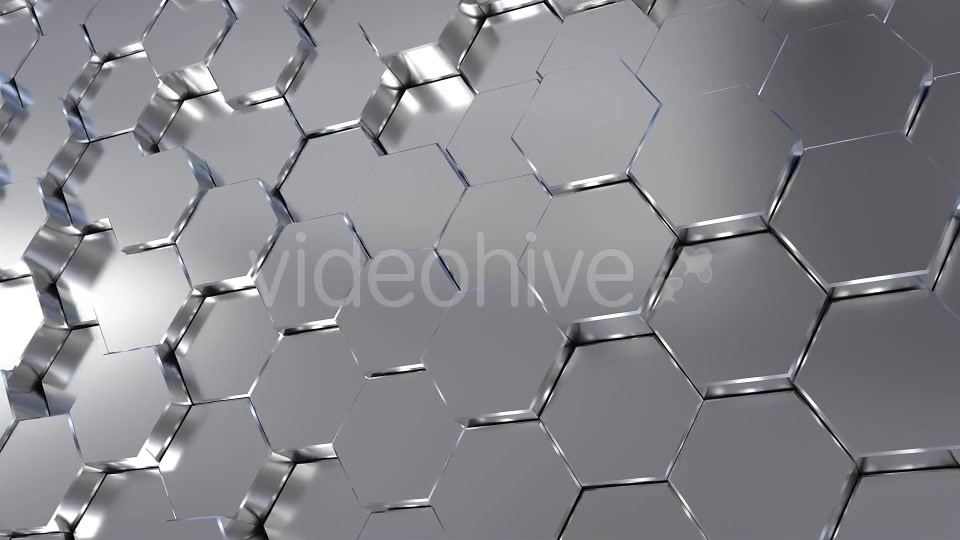 Silver Hexagons Surface 2 Videohive 20969626 Motion Graphics Image 4