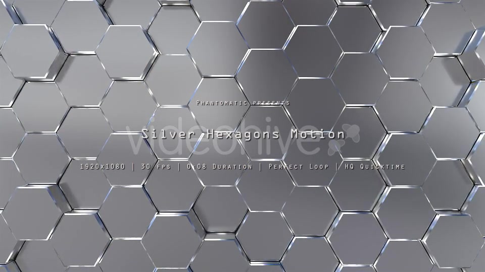 Silver Hexagons Surface Videohive 20967990 Motion Graphics Image 3