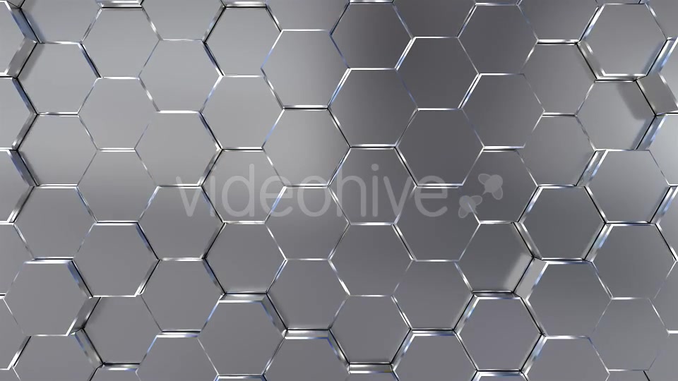 Silver Hexagons Surface Videohive 20967990 Motion Graphics Image 5