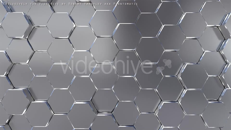 Silver Hexagons Surface Videohive 20967990 Motion Graphics Image 6