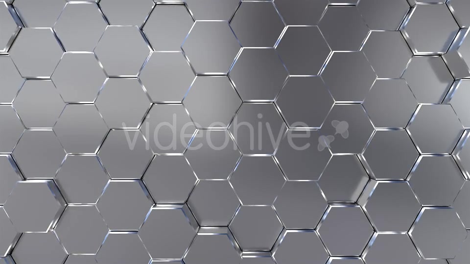 Silver Hexagons Surface Videohive 20967990 Motion Graphics Image 8