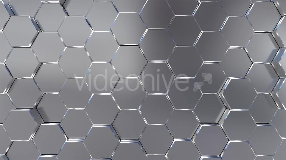 Silver Hexagons Surface Videohive 20967990 Motion Graphics Image 9