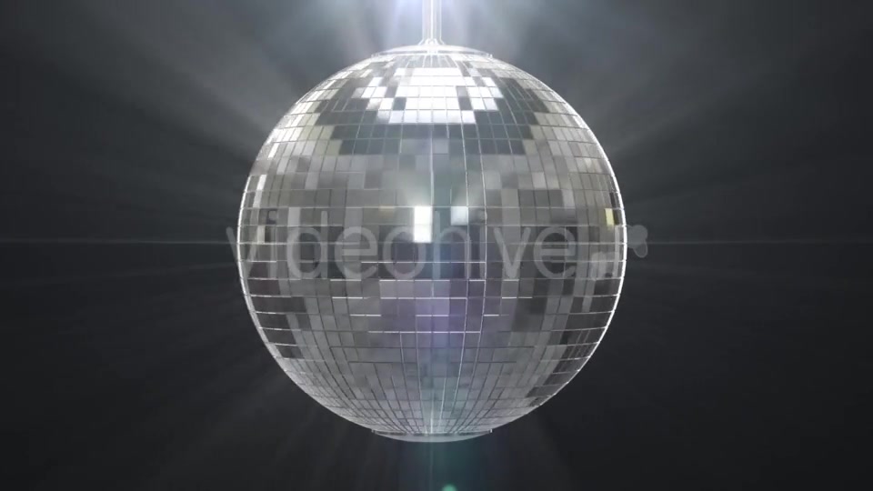 Silver Shiny Disco Ball on Black Background Videohive 19459787 Motion Graphics Image 10