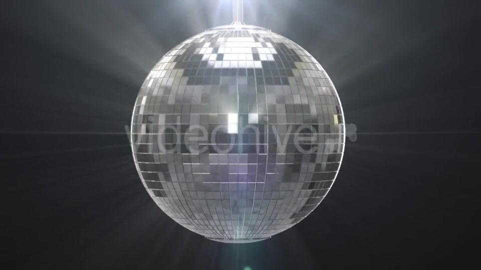 Silver Shiny Disco Ball on Black Background Videohive 19459787 Motion Graphics Image 11