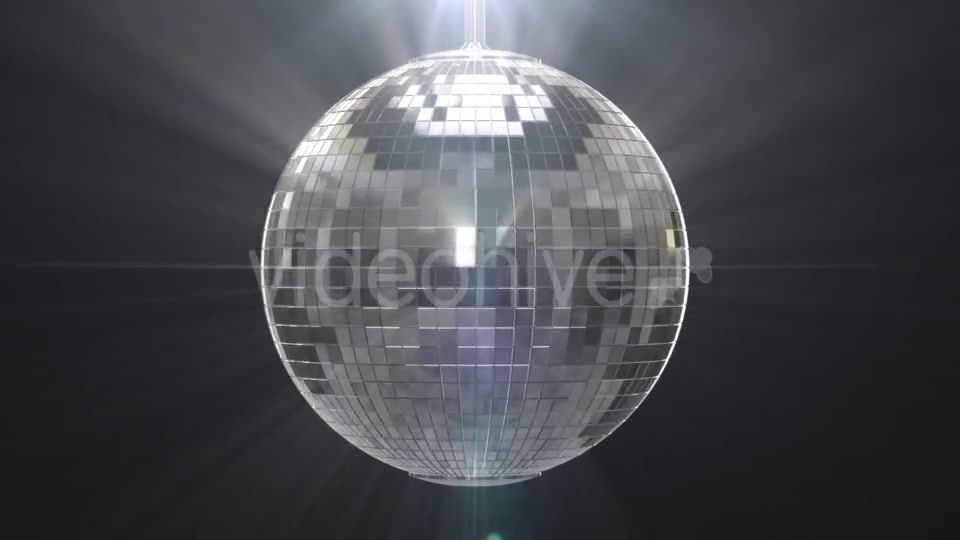 Silver Shiny Disco Ball on Black Background Videohive 19459787 Motion Graphics Image 6