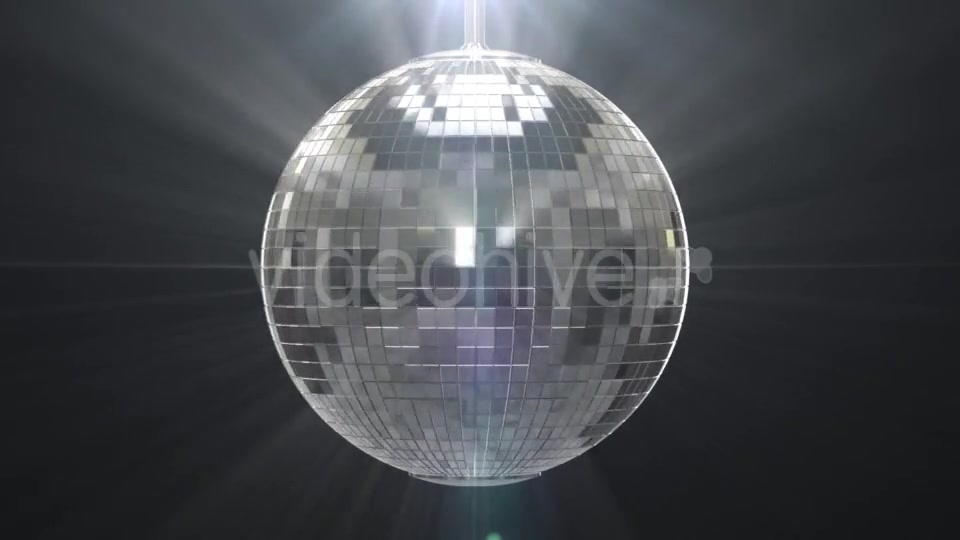 Silver Shiny Disco Ball on Black Background Videohive 19459787 Motion Graphics Image 9
