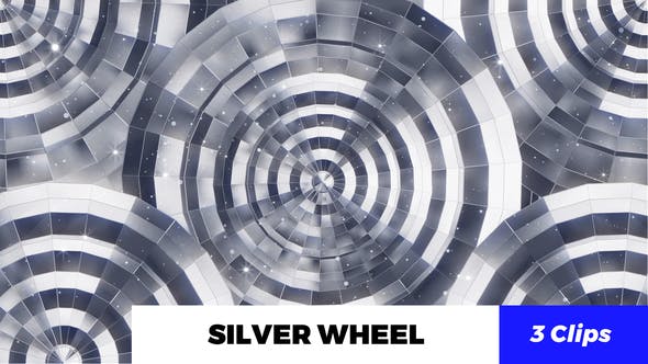 Silver Wheel Kaleido - 21292819 Videohive Download