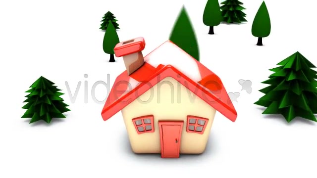 Simple Cartoon House Building On Concept Alpha Videohive 4540708 Motion Graphics Image 2