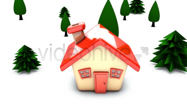 Simple Cartoon House Building On Concept Alpha Videohive 4540708 Motion Graphics Image 3