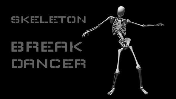 Skeleton Break Dance - Videohive 17569803 Download