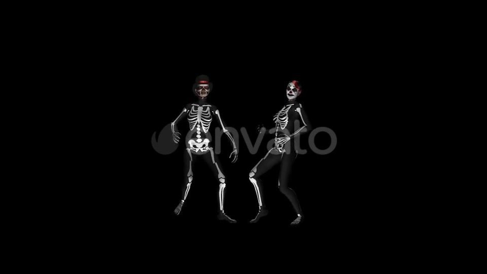 Skeleton Dance Creepy and Sexy Duo Videohive 21652885 Motion Graphics Image 11